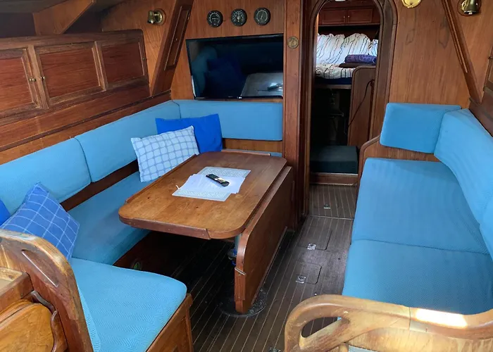 Unique Wooden Sail Yacht + 2 Bikes Included!