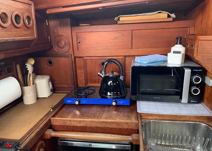 Unique Wooden Sail Yacht + 2 Bikes Included!